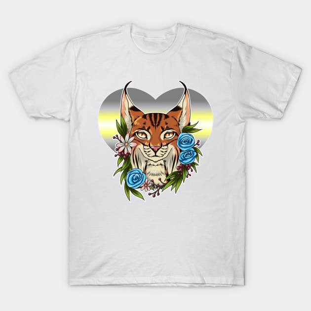 Lynx Demigender T-Shirt by KeishaMaKainn